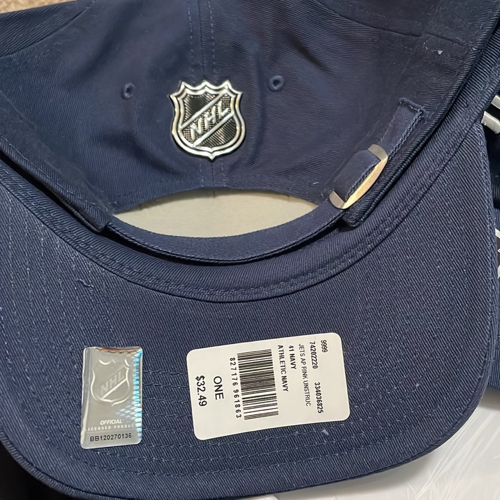 Winnipeg Jets Fanatics Authentic Pro Rink Unstructured Adjustable Hat - Picture 2 of 5